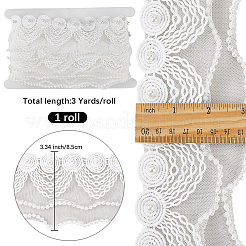 Отделка кружевом из полиэстера длиной 3 ярд OCOR-GF0005-10