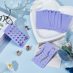 10 шт. акриловый органайзер для сережек с 24 отверстиями&nbsp;AJEW-WH0604-74A