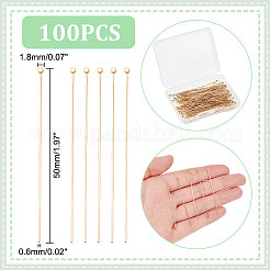 100 шт. штифты с шаровой головкой из нержавеющей стали 304 STAS-UN0054-06