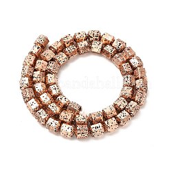 Гальванические бусины из натуральной лавы G-G984-09R