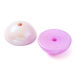 Уф-покрытие прозрачные акриловые бусины OACR-Z013-04