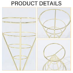 Железная корзина для демонстрации жареных блюд DIY-WH0888-484G