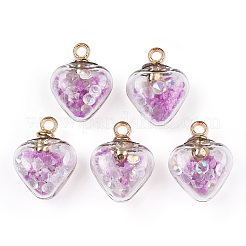 Светящиеся в темноте подвески из светящегося стекла&nbsp;GLAA-YWC0001-01A