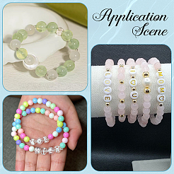 Наборы для изготовления браслетов из стеклянных бусин своими руками DIY-SP0002-96