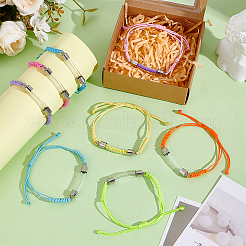 8 шт. браслеты из стеклянных бутылок 8 цветов&nbsp;BJEW-PH01954