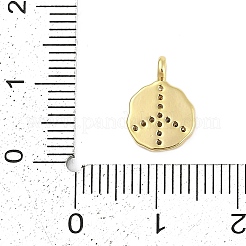 Реечное покрытие латунь с подвесками из кубического циркония&nbsp;LS-KK-Q018-03G