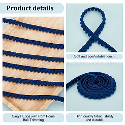 24~25 ярд кружевной отделки из полиэстера OCOR-PH0004-29B