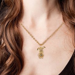 5шт экологически чистая латунная подвеска с кубическим цирконием ZIRC-SZ0001-96