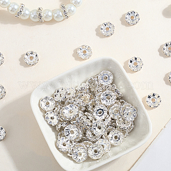 120 шт. Латунные бусины со стразами RB-PA0001-03S-01