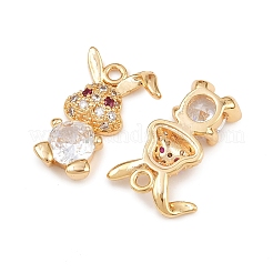 Латунные микро проложить кубического циркония подвески KK-A274-21G