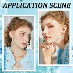 40 шт. 2 стиля 304 нержавеющая сталь круглая шарообразная фурнитура для сережек-гвоздиков STAS-BBC0004-79