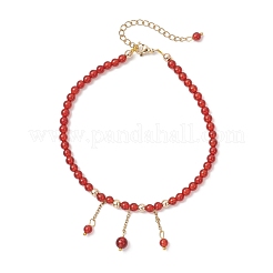 Браслеты на ногу из нержавеющей стали 304 AJEW-AN00708-03