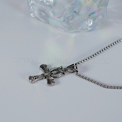 Крест анкх с глазом ра 304 нержавеющая сталь кулон ожерелья для мужчин FS-WG3C167-01