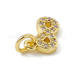 Латунные микро проложить кубического циркония подвески&nbsp;ZIRC-F132-75G