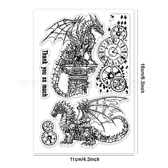 Прозрачные штампы из ПВХ с летней тематикой DIY-WH0631-0568