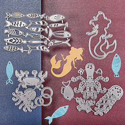 Углеродистая сталь разрезает трафареты DIY-CP0001-08