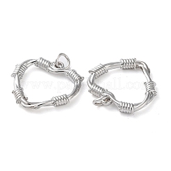 Экологически чистые подвески из латуни с гальваническим покрытием&nbsp;KK-A201-03P