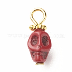 Подвески из окрашенной синтетической бирюзы&nbsp;PALLOY-JF01452-04