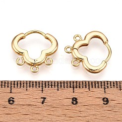 Латунная серьга-кольцо KK-N261-55G