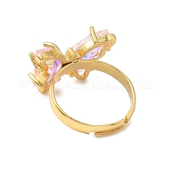 Регулируемые латунные пальцевые кольца RJEW-P148-A01-21