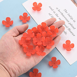 Матовые акриловые колпачки из бисера MACR-S371-06A-712