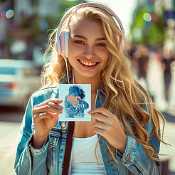 Прозрачные штампы из ПВХ с летней тематикой DIY-WH0631-0270