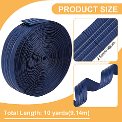 10 ярд полиэстеровой противоскользящей репсовой ленты&nbsp;OCOR-BC0007-62B