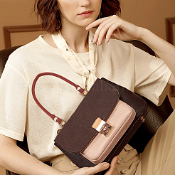 Ручки для сумок из искусственной кожи&nbsp;PURS-WH0001-74B