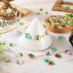 Стеклянный кулон и комплект подвесок-коннекторов&nbsp;PALLOY-TA00139