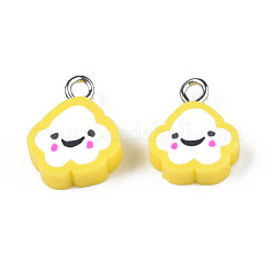 Подвески из полимерной глины ручной работы CLAY-N006-37B-01H