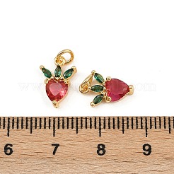 Латунные микро проложить кубического циркония подвески KK-H078-11G