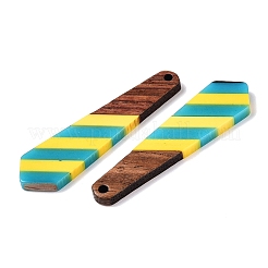 Подвески из эпоксидной смолы и орехового дерева RESI-N039-121H