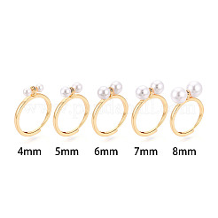 Латунные микрофибровые кубические цирконии чашки колец оправы KK-T076-07G