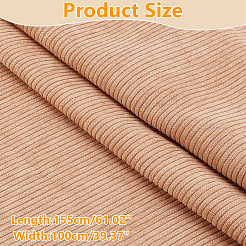 Вельветовая ткань в рубчик с переплетением DIY-WH0491-68B