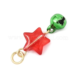 Рождество ручной работы Lampwork подвески PALLOY-JF04578