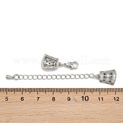 Латунные микрокристаллы кубического циркония с цепочкой KK-C136-02P