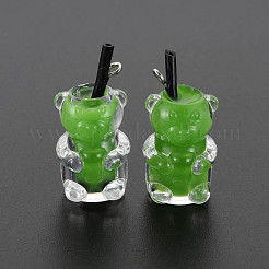 Подвески из непрозрачной смолы RESI-T052-03C