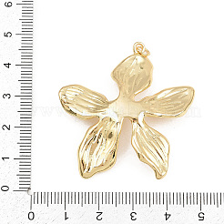 Подвески из латуни с имитацией жемчуга АБС KK-B157-04G