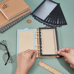 12 шт. ПВХ-разделители для папок-регистраторов&nbsp;AJEW-BC0010-06D