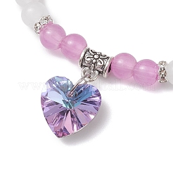 Браслеты с подвесками из круглого бисера&nbsp;BJEW-JB11737-02