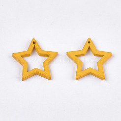 Расписные подвески из тополя&nbsp;WOOD-T021-10G