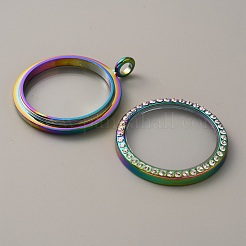 Подвески из сплава с кристаллами и стразами FIND-WH0061-78M