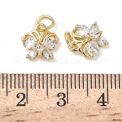 Медные прозрачные кубические циркониевые подвески&nbsp;KK-L253-18G-01