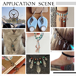 72 шт. Подвески из сплава в тибетском стиле&nbsp;TIBEP-PH0001-58