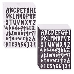 12 лист 2-х цветных водонепроницаемых декоративных наклеек из ПВХ DIY-GA0004-26