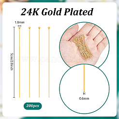 200 шт. штифты с шаровой головкой из нержавеющей стали 304 STAS-PH0006-92