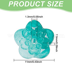 100шт градиентные бусины лэмпворк ручной работы LAMP-GO0001-08