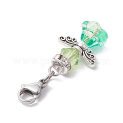 Стеклянные подвески в виде ангела&nbsp;HJEW-TA00207