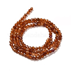 Натуральный оранжевый гранатовый бисер пряди G-RM2025-03-2.5mm