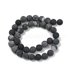 Натуральный druzy агатовые бусы пряди&nbsp;G-NH0024-A01-10mm